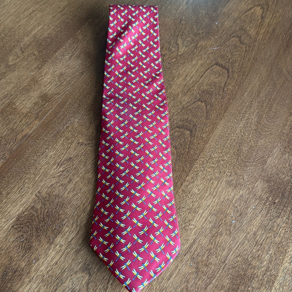 Brooks Brothers Dragonfly silk tie